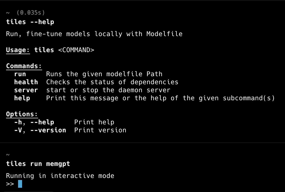 CLI terminal showing memory-aware chat session